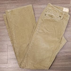 Low-rise Corduroy Slim Boot Pants, Grey, 4